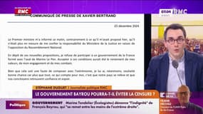 Le gouvernement Bayrou pourra-t-il vraiment éviter la censure? 