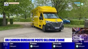 Un camion bureau de Poste sillonne l'Orne