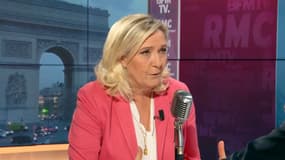 Marine Le Pen, invitée de BFMTV-RMC mardi 14 janvier 2020.