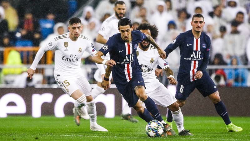 Angel Di Maria et le PSG face au Real Madrid