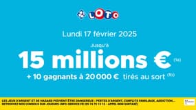 Loto : la cagnotte du 17 février s'élève à 15 millions d'euros, et si c'était votre jour de chance ? 