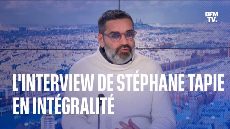 L'interview en intégralité de Stéphane Tapie pour la sortie de son livre sur sa relation avec son père