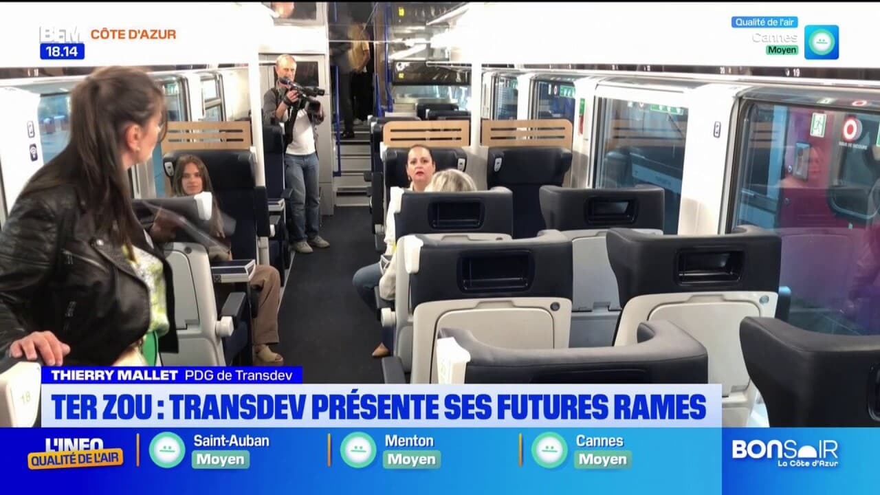 Région Sud : Transdev a présenté ses nouvelles de rames de TER