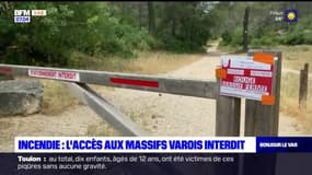 Risque d'incendie dans le Var: l'accès aux massifs forestiers désormais interdit 