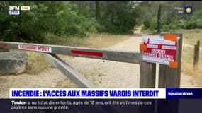 Risque d'incendie dans le Var: l'accès aux massifs forestiers désormais interdit 