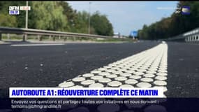 Lille: l'autoroute A1 rouvre complètement après cinq semaines de travaux