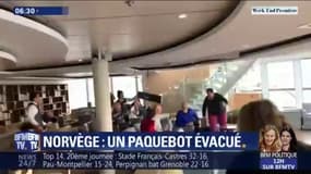 Norvège: les images impressionnantes d'un paquebot en difficulté dans des eaux périlleuses
