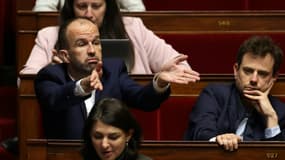 Eric Bompard de LFI à l'Assemblée nationale le 16 janvier 2025, à Paris