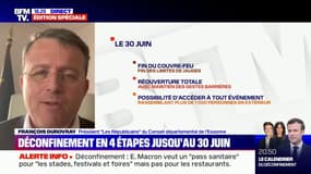 Le président du Conseil départemental de l'Essonne se "félicite des mesures qui sont annoncées" mais "reste inquiet sur la situation de [son] département"