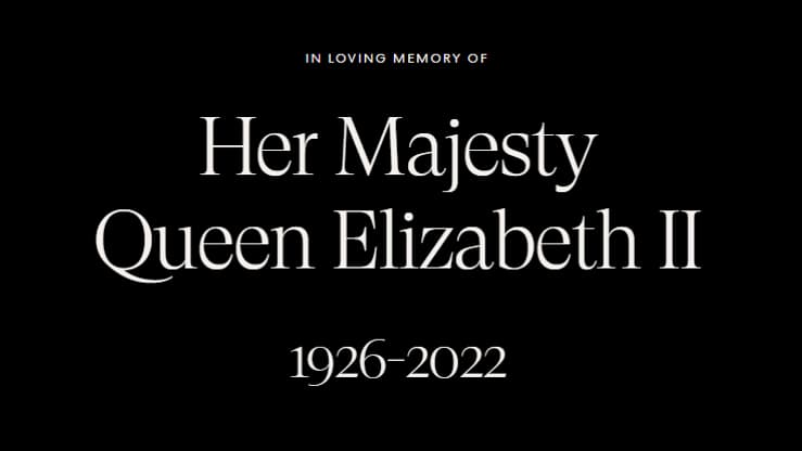 Le message d'hommage à la reine Elizabeth II sur le site d'Harry et Meghan