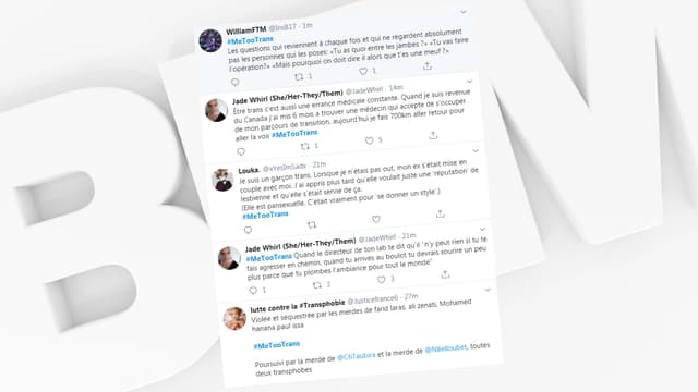 Les témoignages de transphobie affluent sur Twitter.