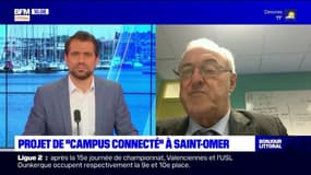 Joël Duquenoy, président de la communauté d'agglomération du Pays de Saint-Omer, détaille le projet de "campus connecté" sur le territoire 