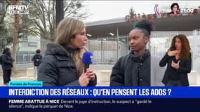 Interdire les réseaux sociaux au moins de 15 ans: "Je trouve ça juste, il y a une certaine dangerosité", estime Maëra, 12 ans