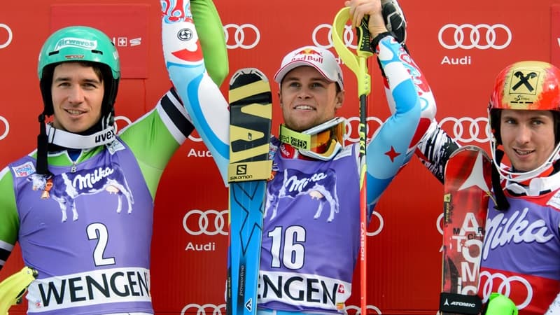 Alexis Pinturault vainqueur à Wengen
