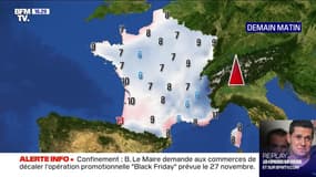 La météo pour ce jeudi 19 novembre 2020