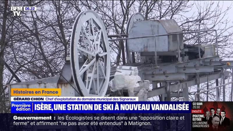 Isère: une station de ski à nouveau vandalisée