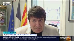 Inondations dans l'Aude: "La situation est critique", assure Guy Llobet, maire de Collioure dans les Pyrénées-Orientales
