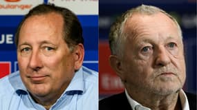 John Textor et Jean-Michel Aulas à l'OL