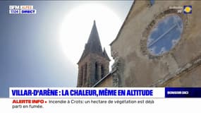 Hautes-Alpes: les cyclistes grimpent en altitude malgré la chaleur à Villar-d'Arène