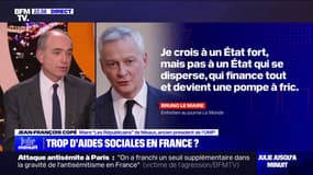 "Une critique cinglante à l'égard d'Emmanuel Macron": Jean-François Copé (LR) réagit aux propos de Bruno Le Maire sur l'État "pompe à fric"