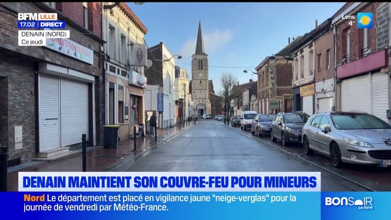 Denain: la ville maintient son couvre-feu pour les mineurs