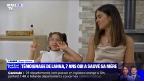 Lahna, 7 ans, a sauvé sa mère inconsciente en appelant les pompiers et témoigne sur BFMTV