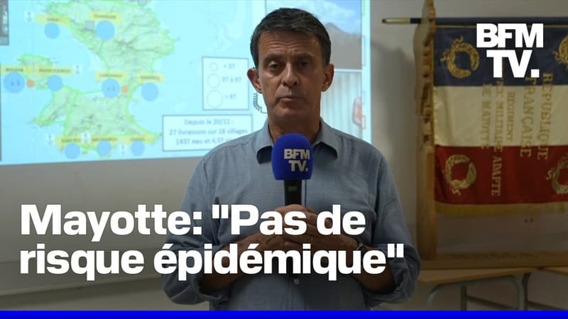 Reconstruction, eau, risque épidémique... Manuel Valls, ministre des Outre-mer s'exprime sur la situation à Mayotte