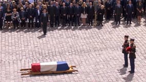 Hommage à Simone Veil: l’ode à la joie, l’hymne européen, retentit aux Invalides