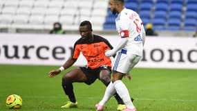 Memphis Depay face à Reims, le 29 novembre 2020