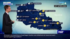 Météo Nord-Pas-de-Calais: un ciel voilé mais des températures largement au-dessus des normales, 20°C à Calais, 23°C à Lille