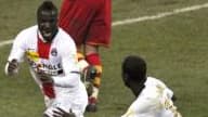 Mendy auteur du penalty parisien qui assome les Lensois de Laurenti dans la dernière minute des arrêts de jeu.