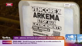 Isère: Arkema envisage de supprimer 154 postes à Jarrie 