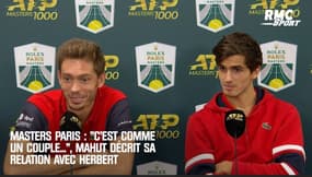 Masters Paris : "C'est comme un couple..." : Mahut explique sa relation avec Herbert