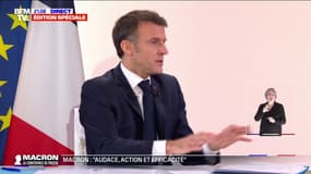 Emmanuel Macron assure que le gouvernement va "tenir l'objectif" de désengorger les urgences d'ici la fin de l'année