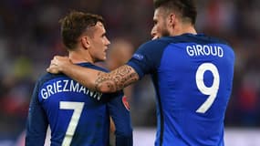Antoine Griezmann et Olivier Giroud