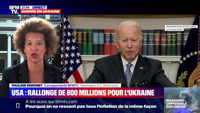 Guerre: Joe Biden débloque 800 millions de dollars supplémentaires pour l'Ukraine