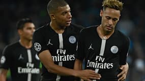 Kylian Mbappé et Neymar (PSG)