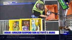 Coronavirus: tout comme les autres sites français d'Amazon, celui de Douai va fermer ses portes durant cinq jours