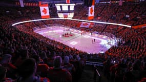 Un match de l'équipe de hockey sur glace du Canada