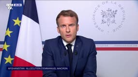 Emmanuel Macron: "C'est notre devoir et notre dignité de protéger" les Afghans qui aident la France