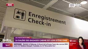 Vacances: la galère des bagages cabine est loin d'être finie
