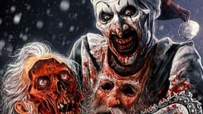 Détail de l'affiche du film "Terrifier 3"