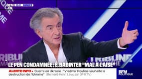 Condamnation de Marine Le Pen: "On n'a pas privé 11 millions de Français, il y aura un candidat", déclare Bernard-Henri Lévy