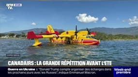 Les pilotes de Canadairs s'entraînent en conditions réelles à Ajaccio avant l'été