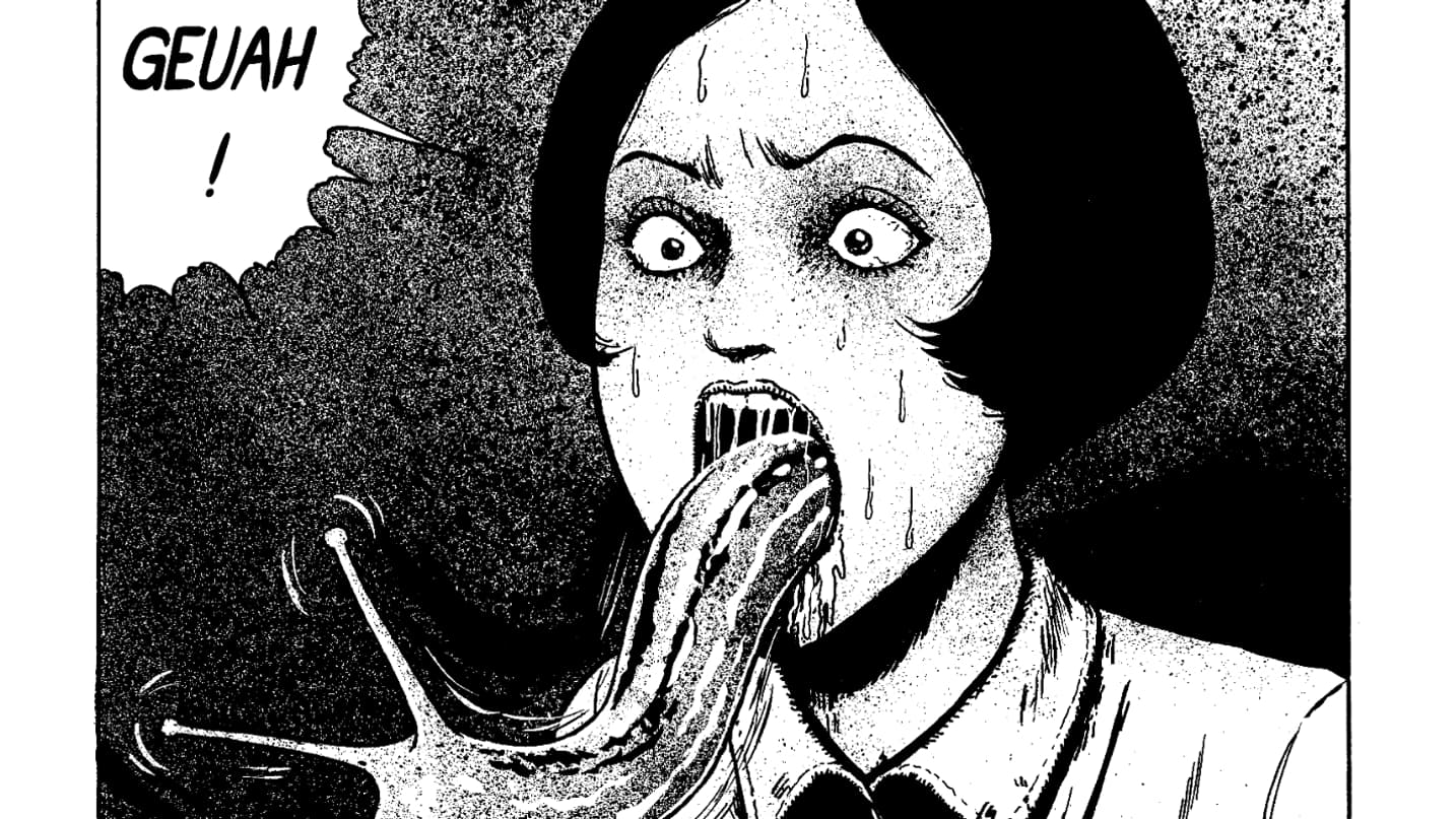 Un extrait de "La Femme Limace" de Junji Ito