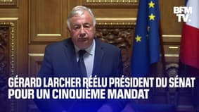 Gérard Larcher réélu président du Sénat pour un 5e mandat