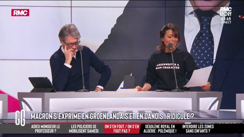 Macron s'exprime en Groenlandais et Danois et agace les GG