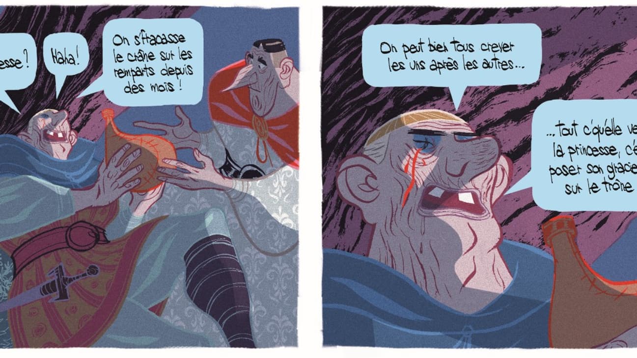 Une case de la BD "L'Âge d'or" de Cyril Pedrosa et Roxanne Moreil Une case de la BD "L'Âge d'or" de Cyril Pedrosa et Roxanne Moreil