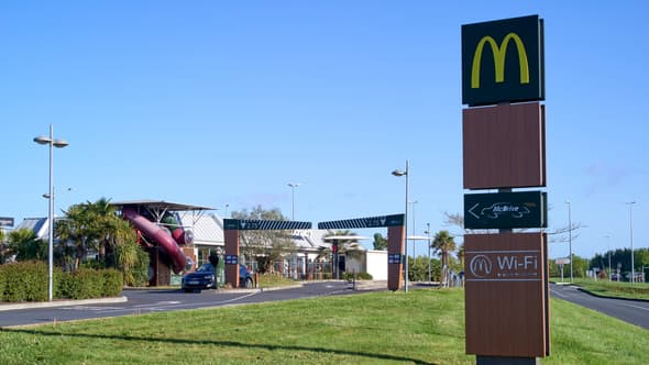 Le restaurant McDonald's de Montaigu en Vendée le 16 avril 2025