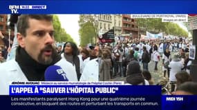 Manifestation pour sauver l'hôpital public: "Les infirmières n'en peuvent plus, tous les jours elles sont en pleurs"